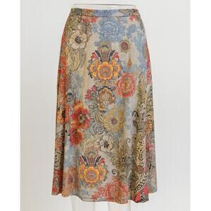 Chico’s Multicolor Floral A-Line Skirt‎ Women’s 0.5 / US Small-Medium